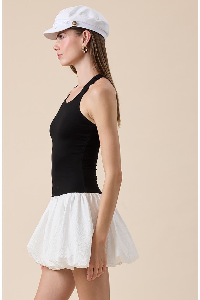 Racerback Tank Minidress, Alternate, color, WHITE