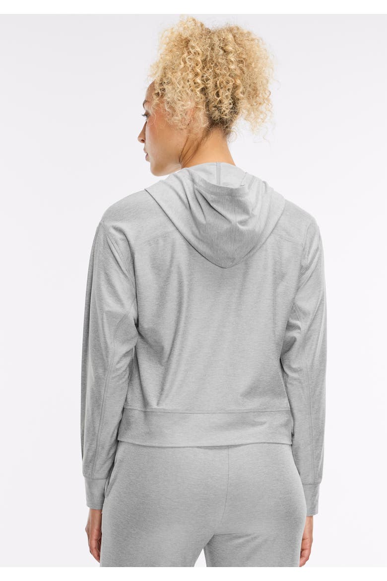 Dreamblend Curved Yoke Pullover Hoodie, Alternate, color, Light Heather Grey