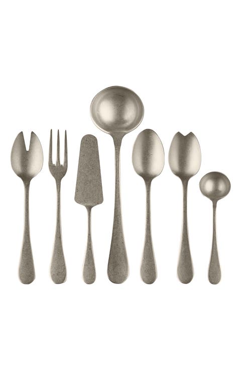 Pewter 7-Piece Place Serving Set