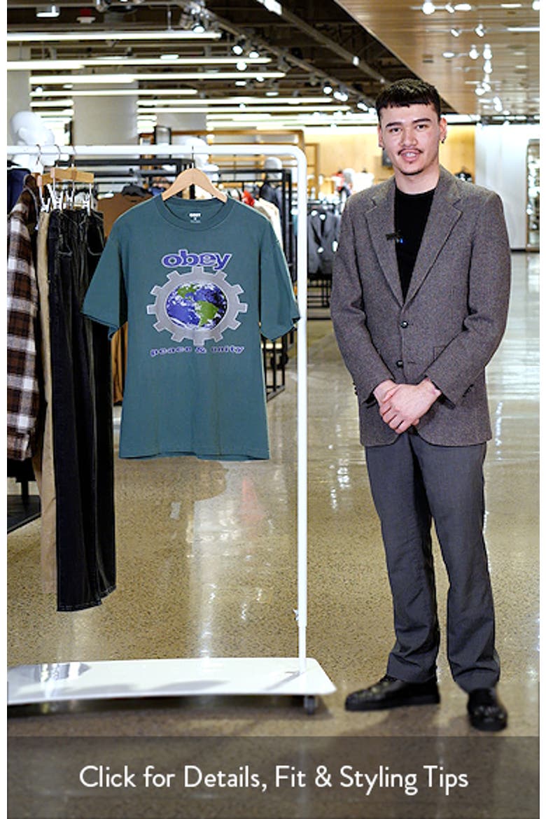 Pace and Unity Cotton Graphic T-Shirt video