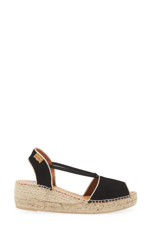Toni Pons Bilda Espadrille Wedge Sandal In Black