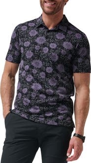 TravisMathew Not Happening Floral Piqué Polo