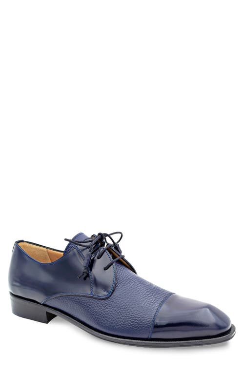 Mezlan Capello Cap Toe Derby In Blue