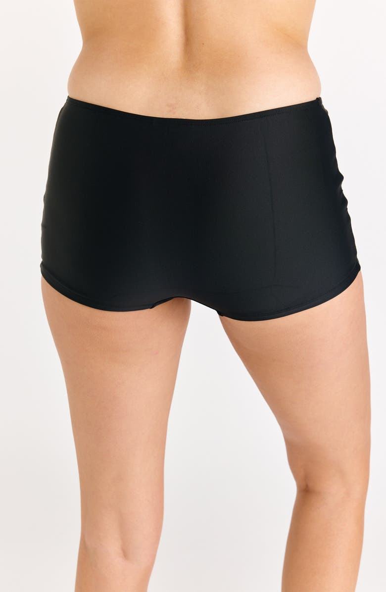 Calypsa Boyshorts, Alternate, color, Black
