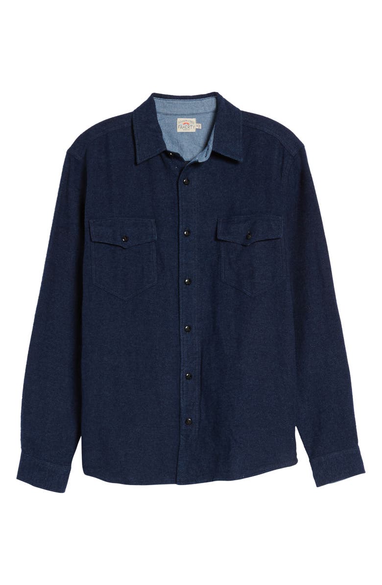Faherty Durango Work Shirt, Alternate, color, 