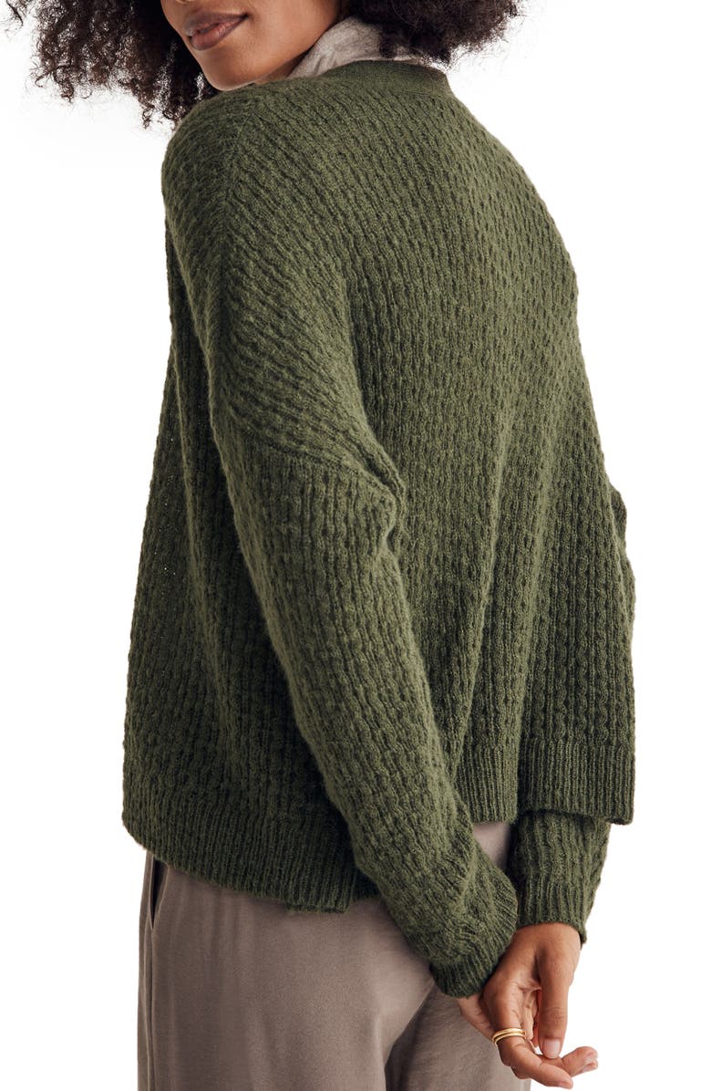 Madewell Mayfair Sweater Cardigan, Alternate, color,
