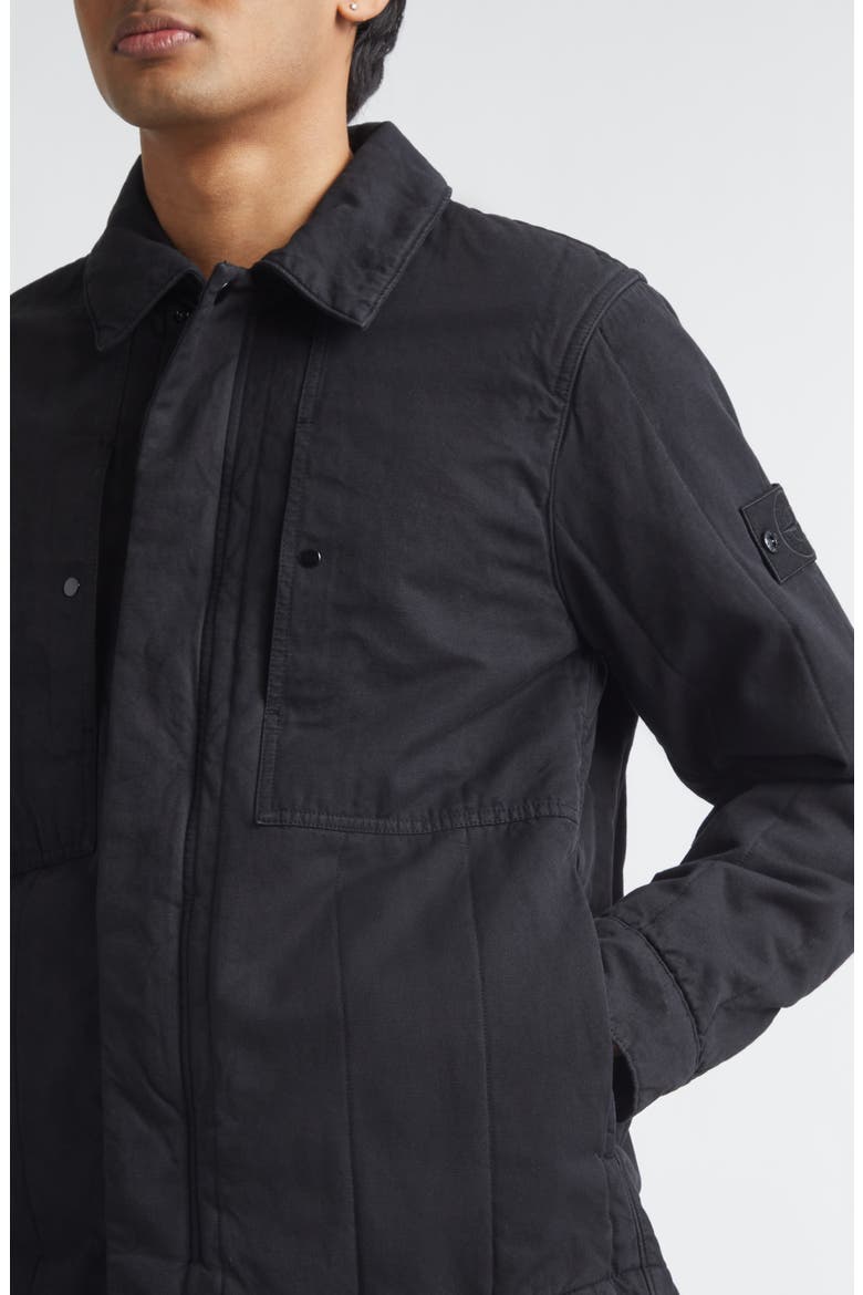 Cotton & Flax Jacket, Alternate, color, BLACK
