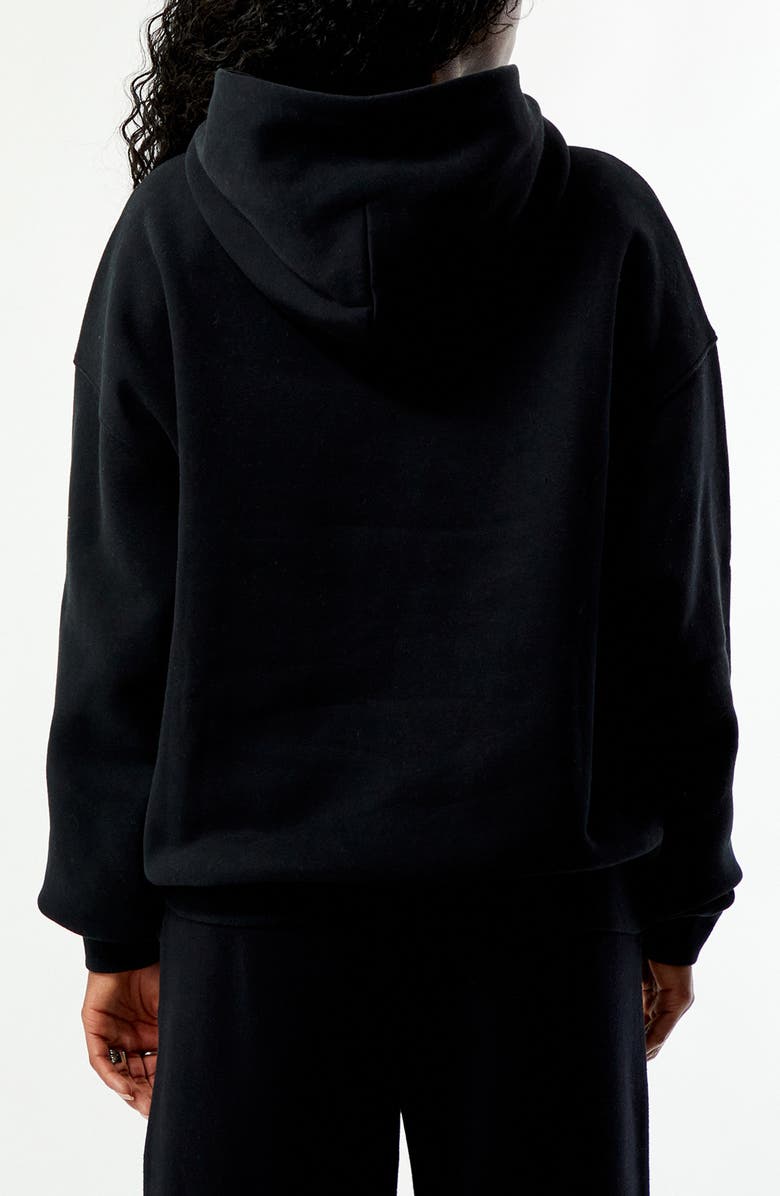 PacSun Core Fleece Hoodie, Alternate, color, Black