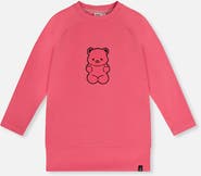 Deux par Deux Gummy Bear Long Raglan Sleeves Relaxed Brushed Tunic Top