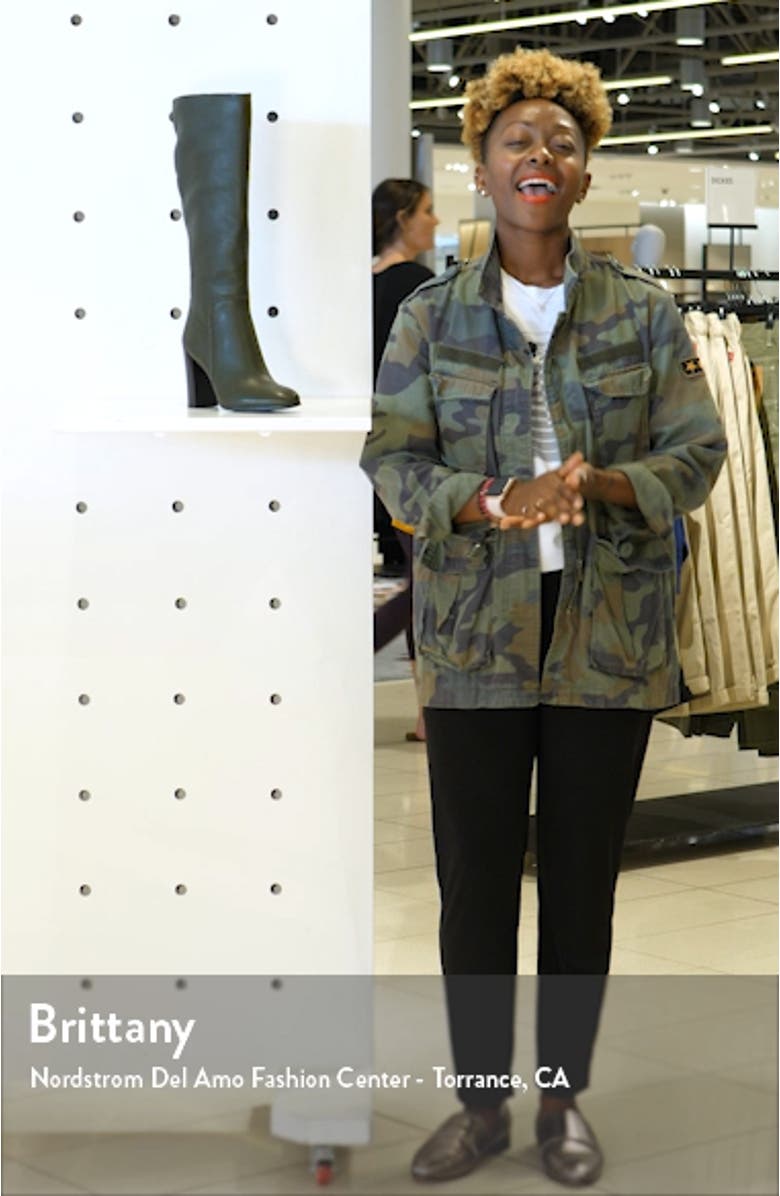 Justin Water Resistant Knee High Boot, sales video thumbnail
