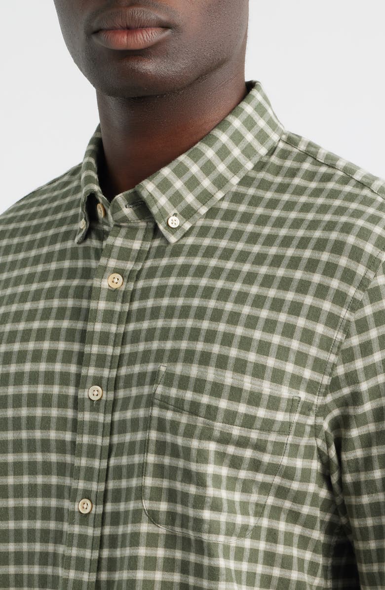 Rails Vance Check Cotton Blend Button-Down Shirt, Alternate, color, 