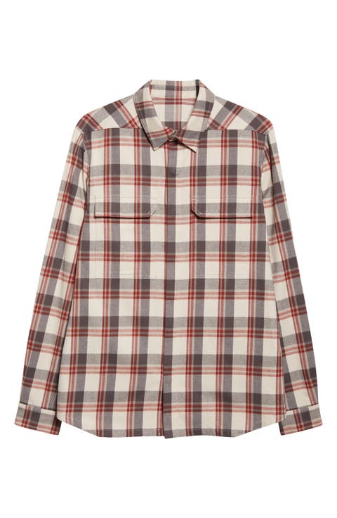 Plaid Cotton Overshirt