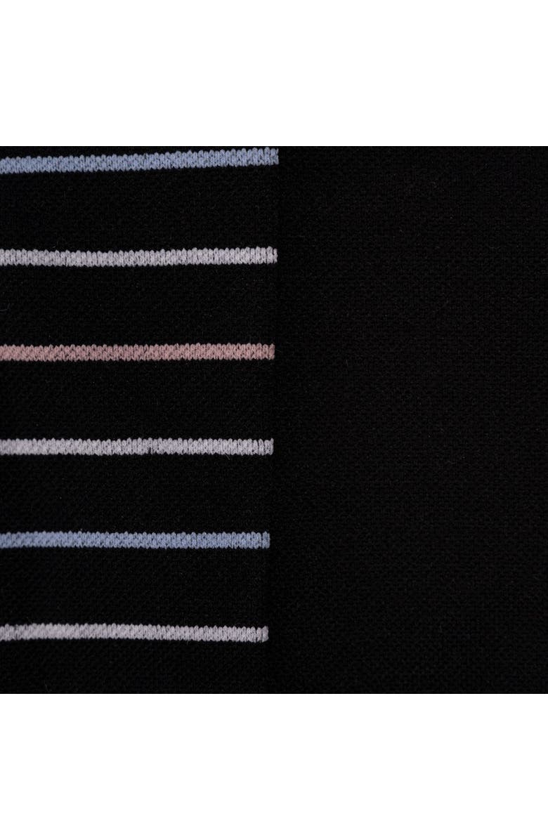 MUK LUKS Nylon Blend Compression Socks 2 Pair Pack, Alternate, color, Ebony/Pastel