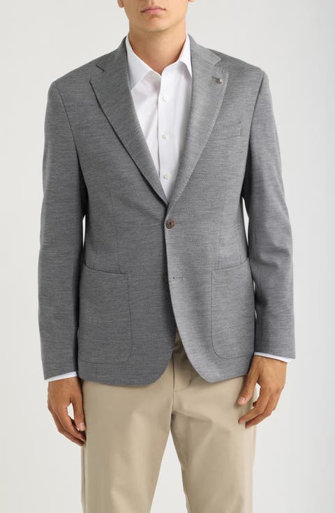 Hartford Wool Herringbone Knit Sport Coat