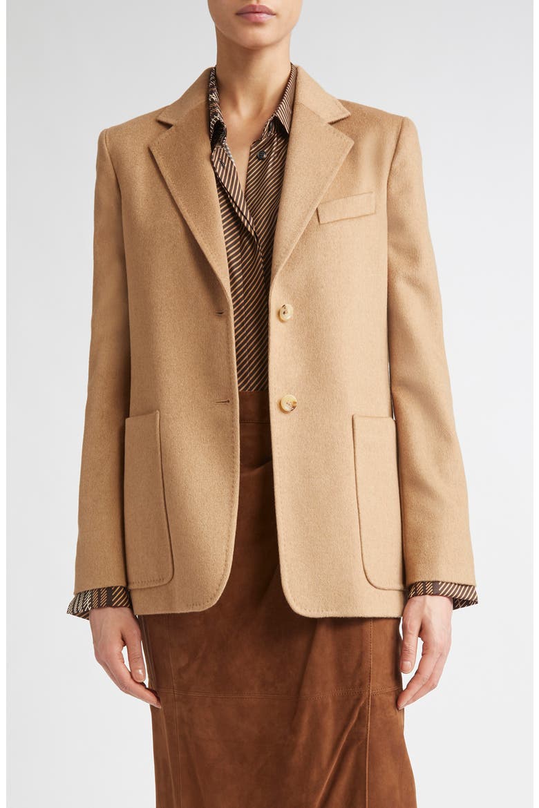 Belluno Camel Wool Blazer, Main, color, CAMEL