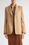 Max Mara Belluno Camel Wool Blazer