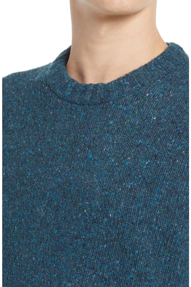 Donegal Crewneck Sweater, Alternate, color, SEABIRD