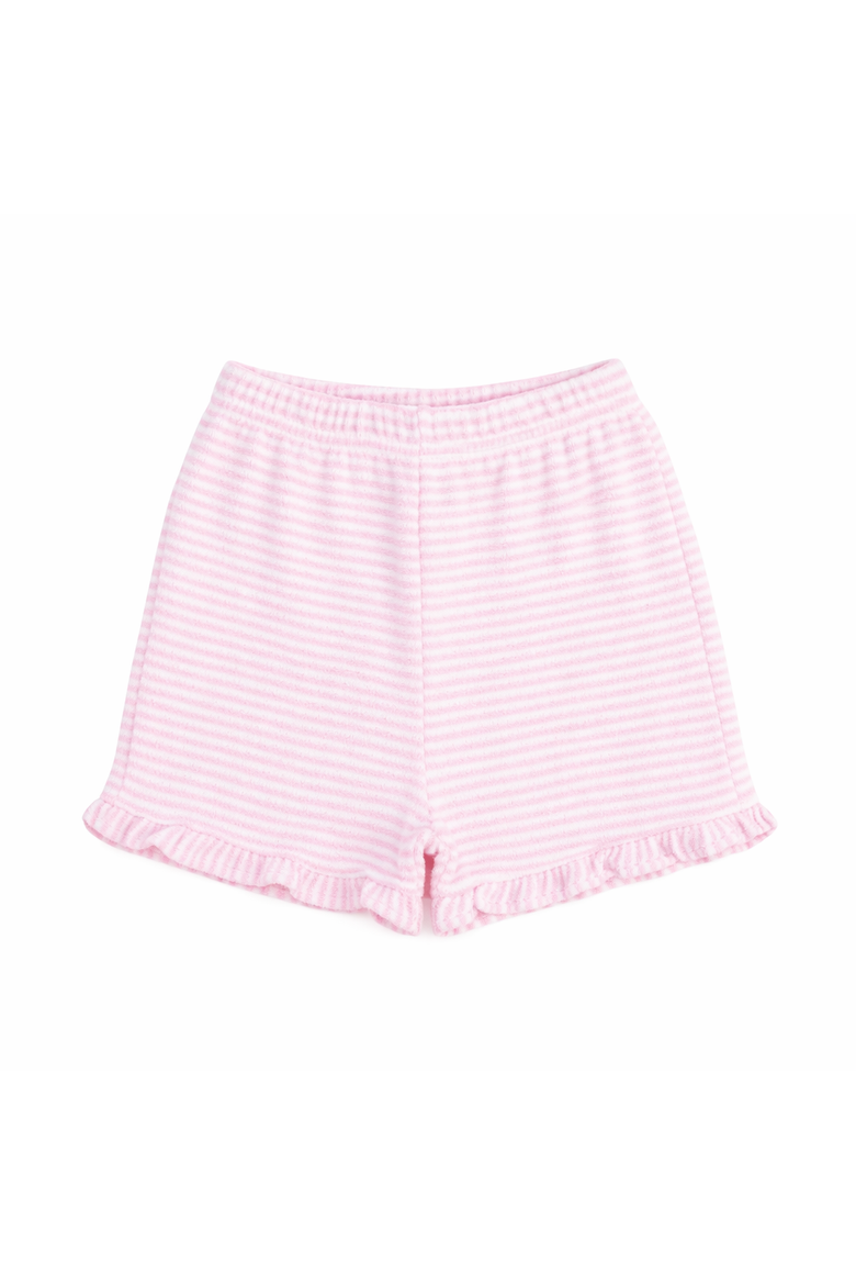 Stripe Terry Shorts, Main, color, Pink/White