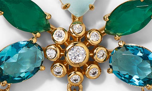 NADRI NADRI BLUE LAGOON CHANDELIER EARRINGS