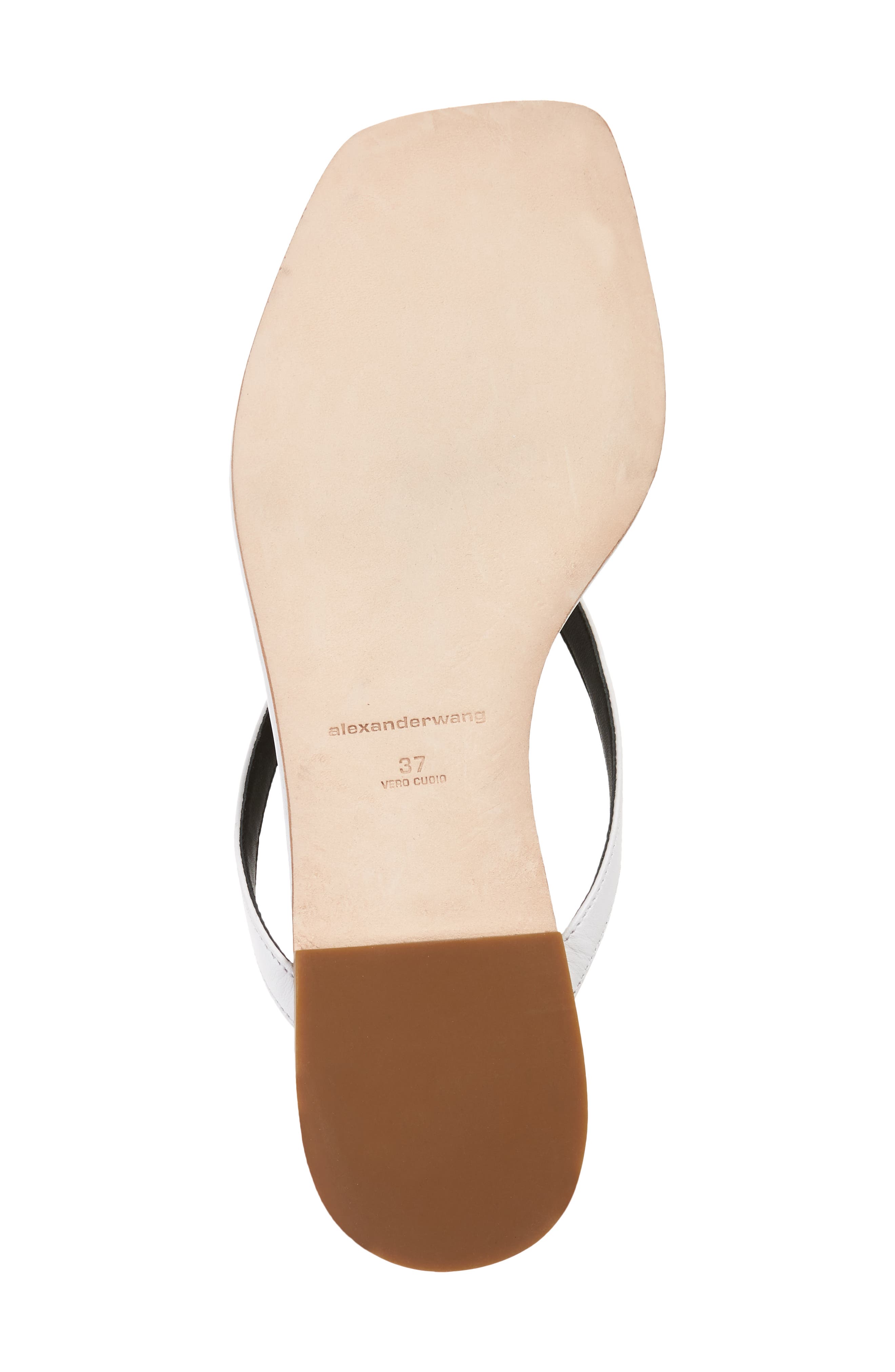 Ivy Rhinestone Logo Sandal, Alternate, color, WHITE