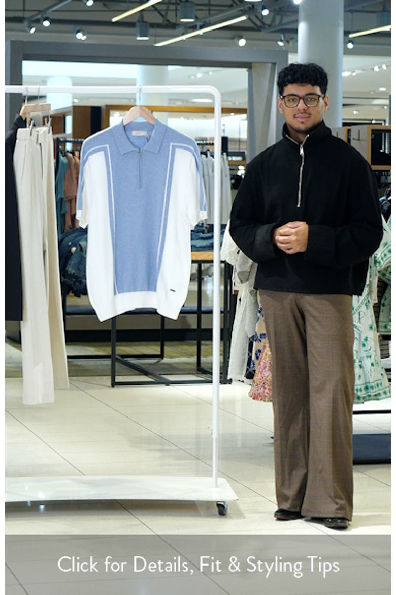 Quarter Zip Polo Sweater video