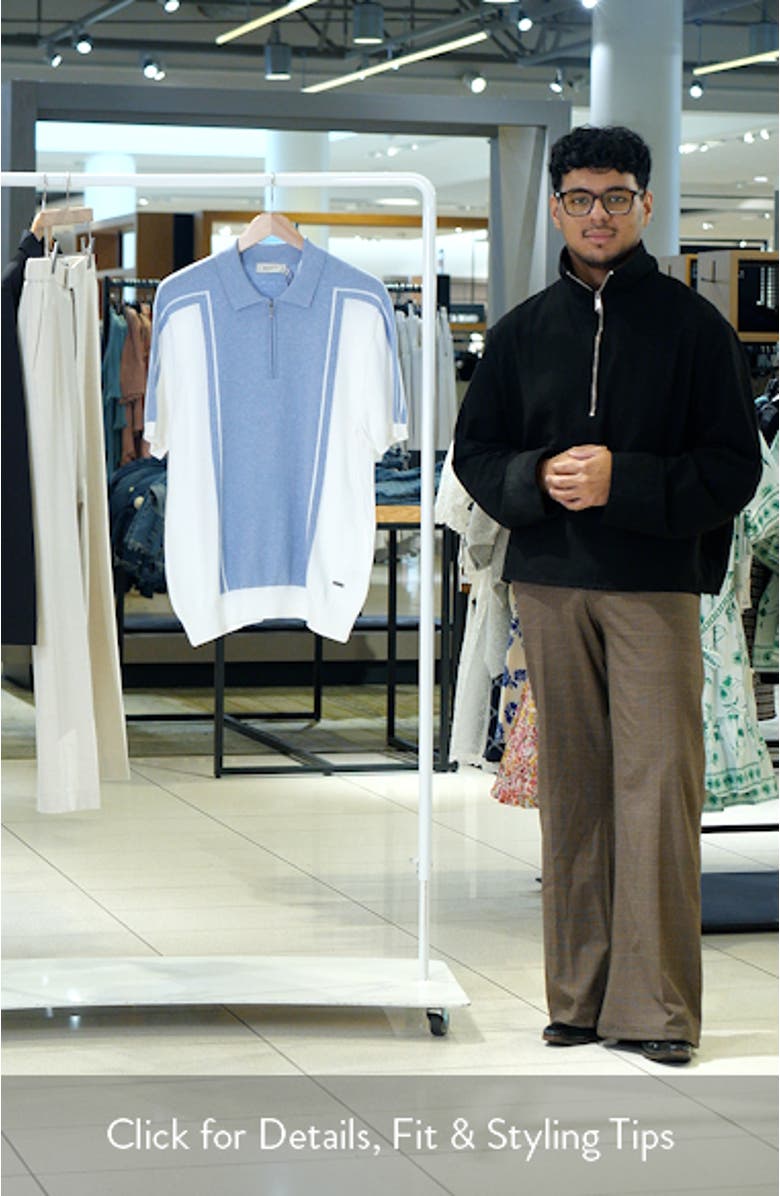 Quarter Zip Polo Sweater, sales video thumbnail