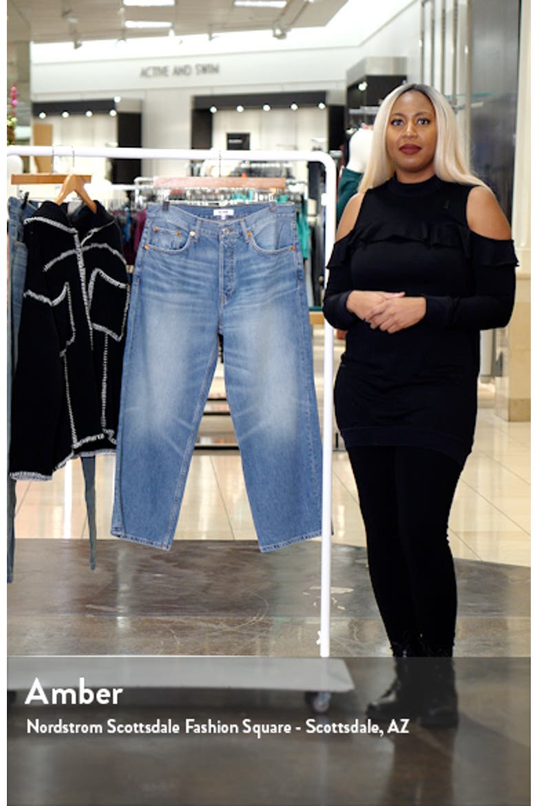 Loose Crop Wide Leg Jeans video