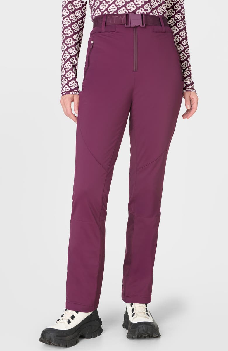Sweaty Betty Power Water Resistant Ski Pants, Main, color, Plum Purple
