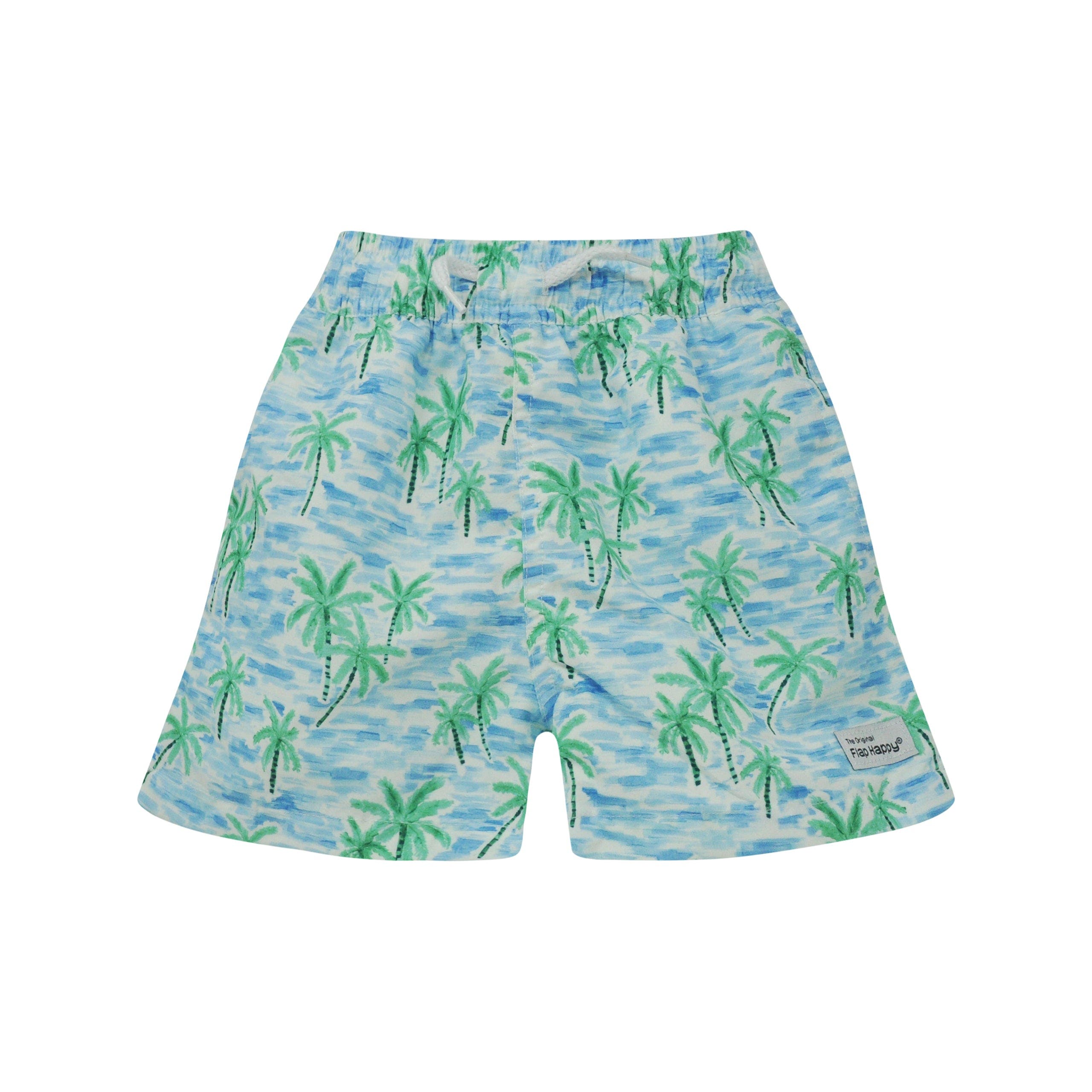 Painted Palms Blue