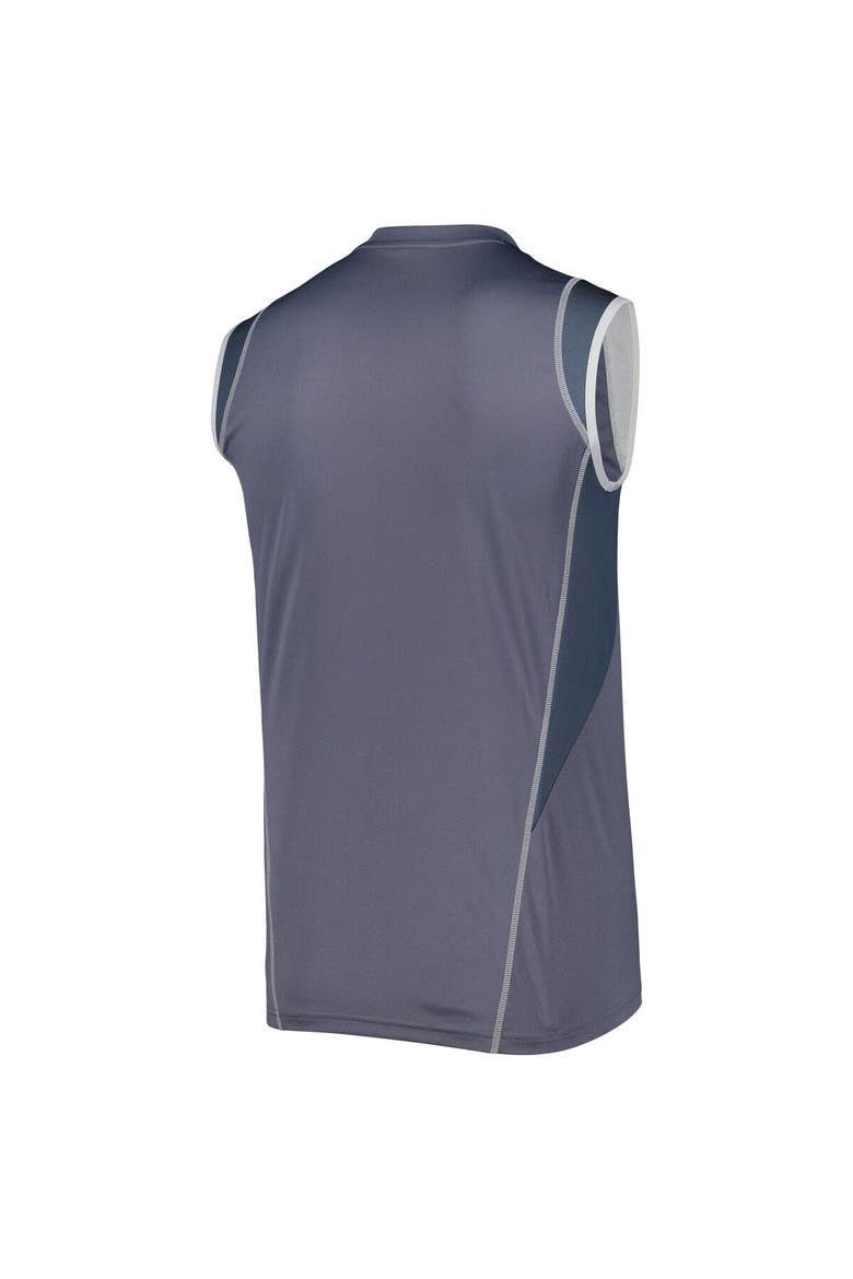 Men's adidas Gray Nashville SC 2023 On-Field Sleeveless Training Jersey, Alternate, color, Gray
