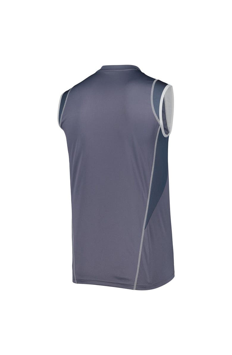 adidas Men's adidas Gray Nashville SC 2023 On-Field Sleeveless Training Jersey, Alternate, color, 