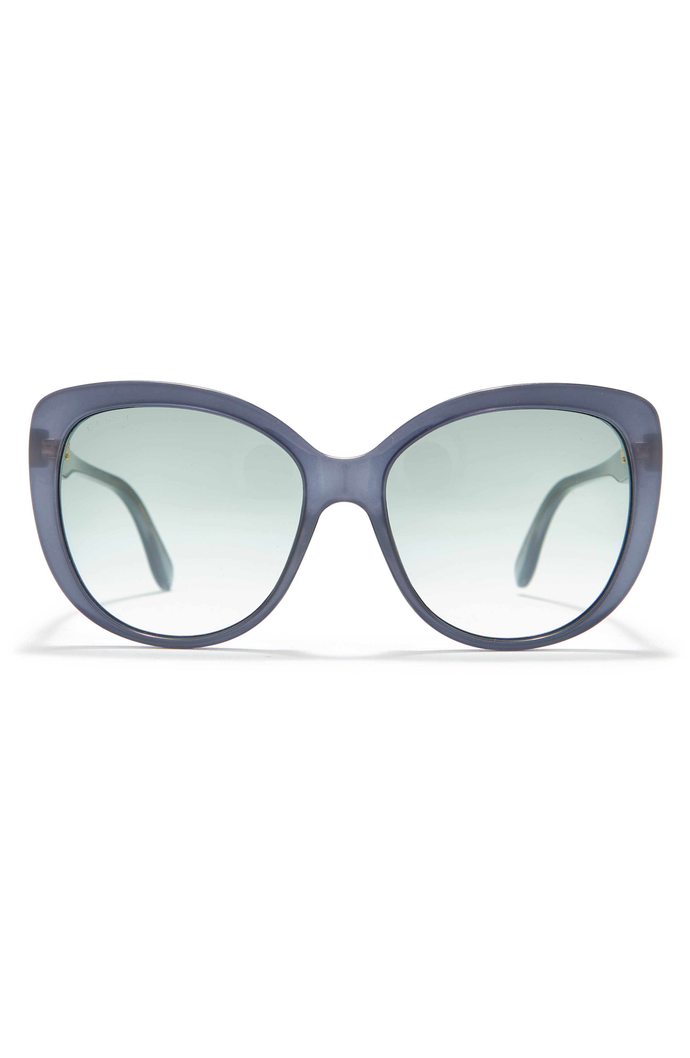 Gucci 57mm Gradient Cat Eye Sunglasses