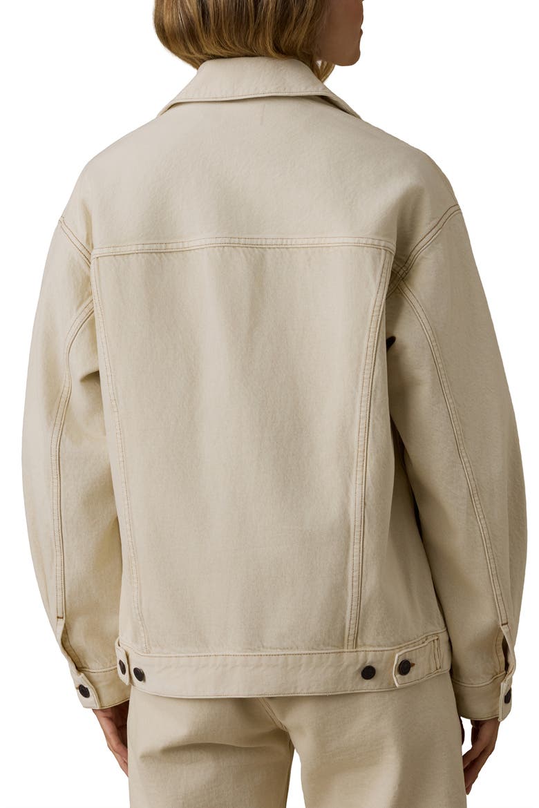 Driftwood Cotton Denim Jacket, Alternate, color, ALMOND MILK