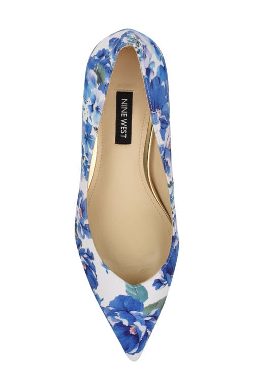Nine West Ariella Pointed Toe Pump In White 141