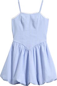 Ava & Yelly Kids' Smocked Back Seersucker Sundress