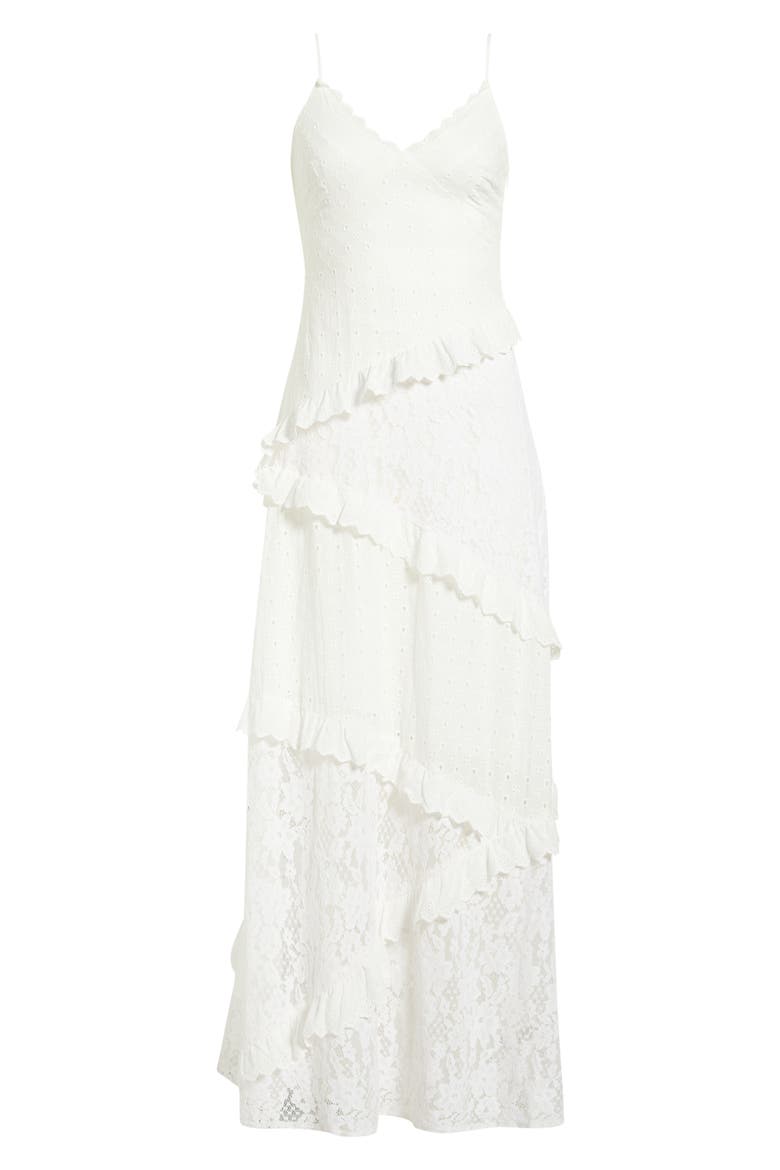 Giah Lace Maxi Slipdress, Alternate, color, ANTIQUE