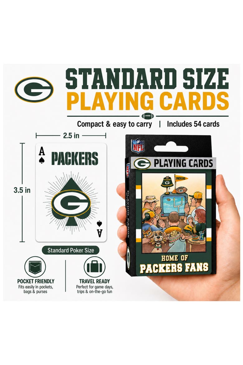 Green Bay Packers Fan Deck Playing Cards, Alternate, color, Multicolor