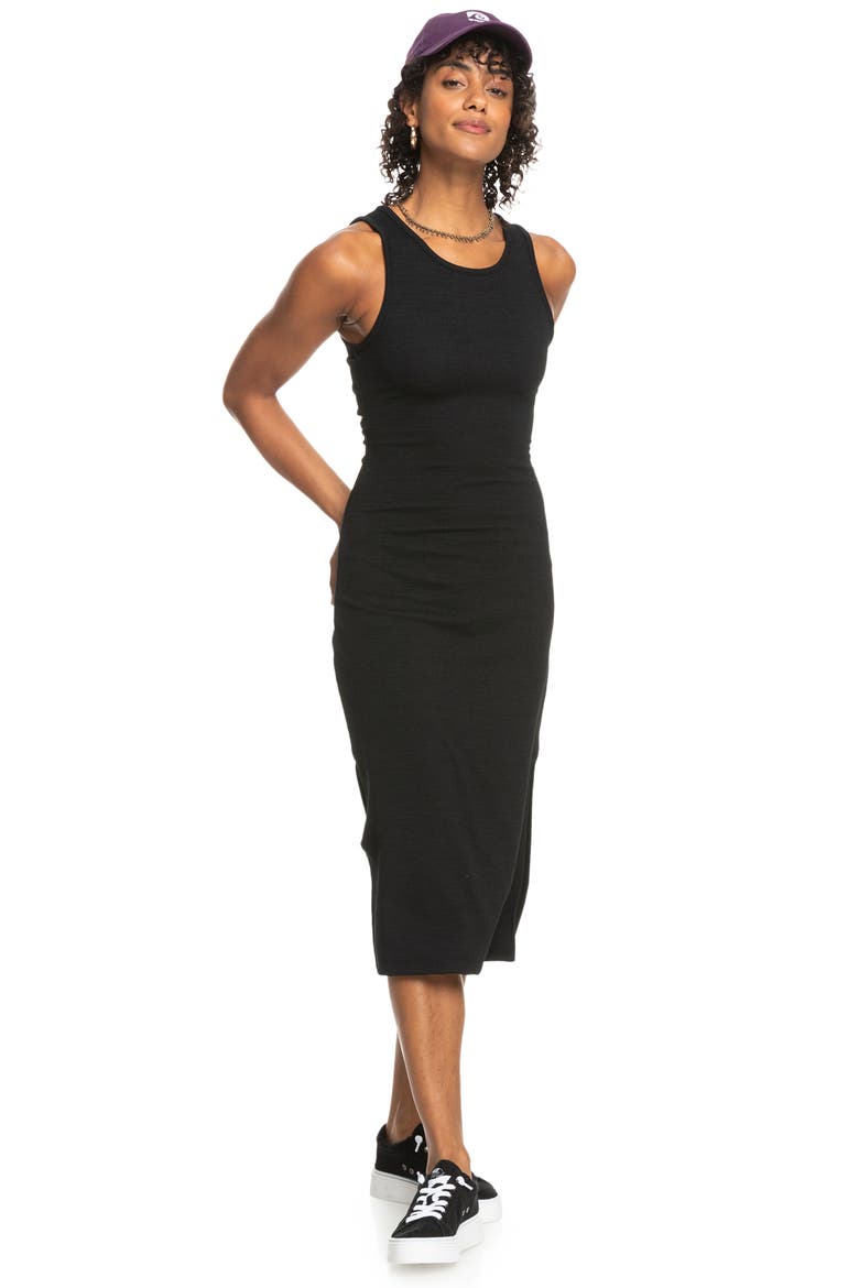 Good Keepsake Cutout Midi Dress, Alternate, color, ANTHRACITE