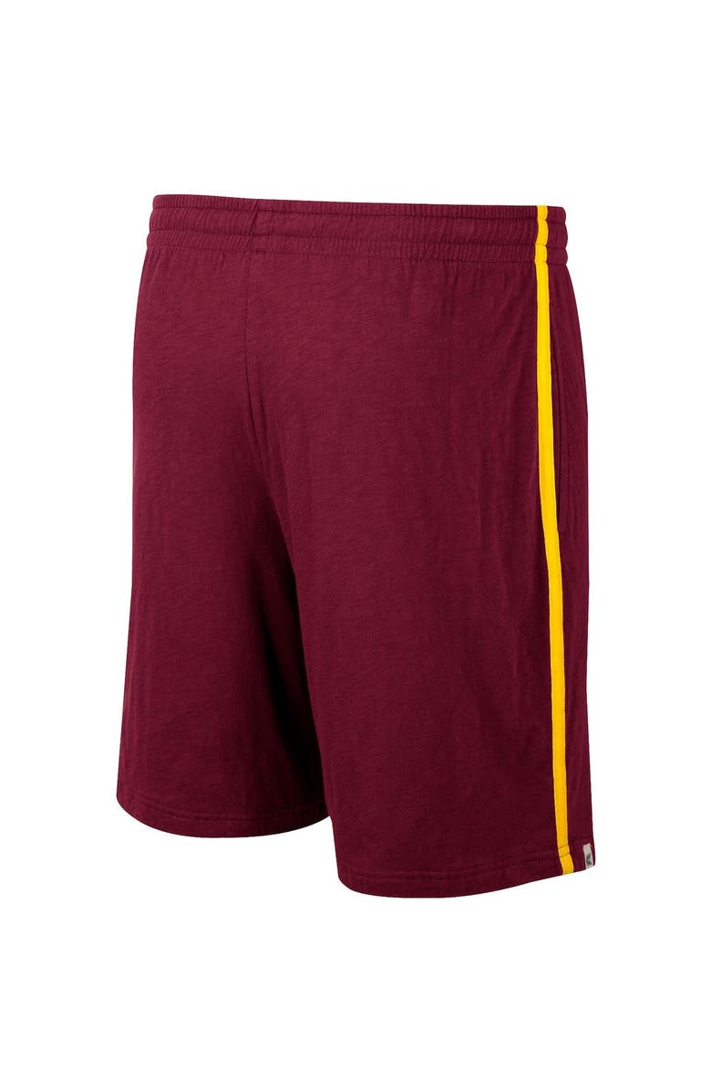 COLOSSEUM Men's Colosseum Maroon Arizona State Sun Devils Thunder Slub Shorts, Alternate, color, 
