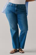 WARP+WEFT SAT '90s High Waist Relaxed Straight Leg Jeans