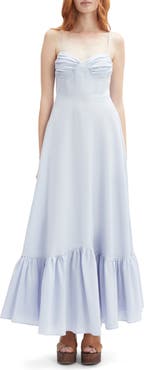 Bardot Marian Linen Blend Maxi Dress