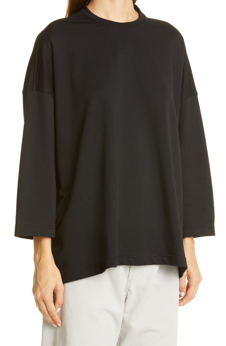 Sofie D'Hoore Slit Back Dolman Sleeve T-Shirt, Alternate, color,