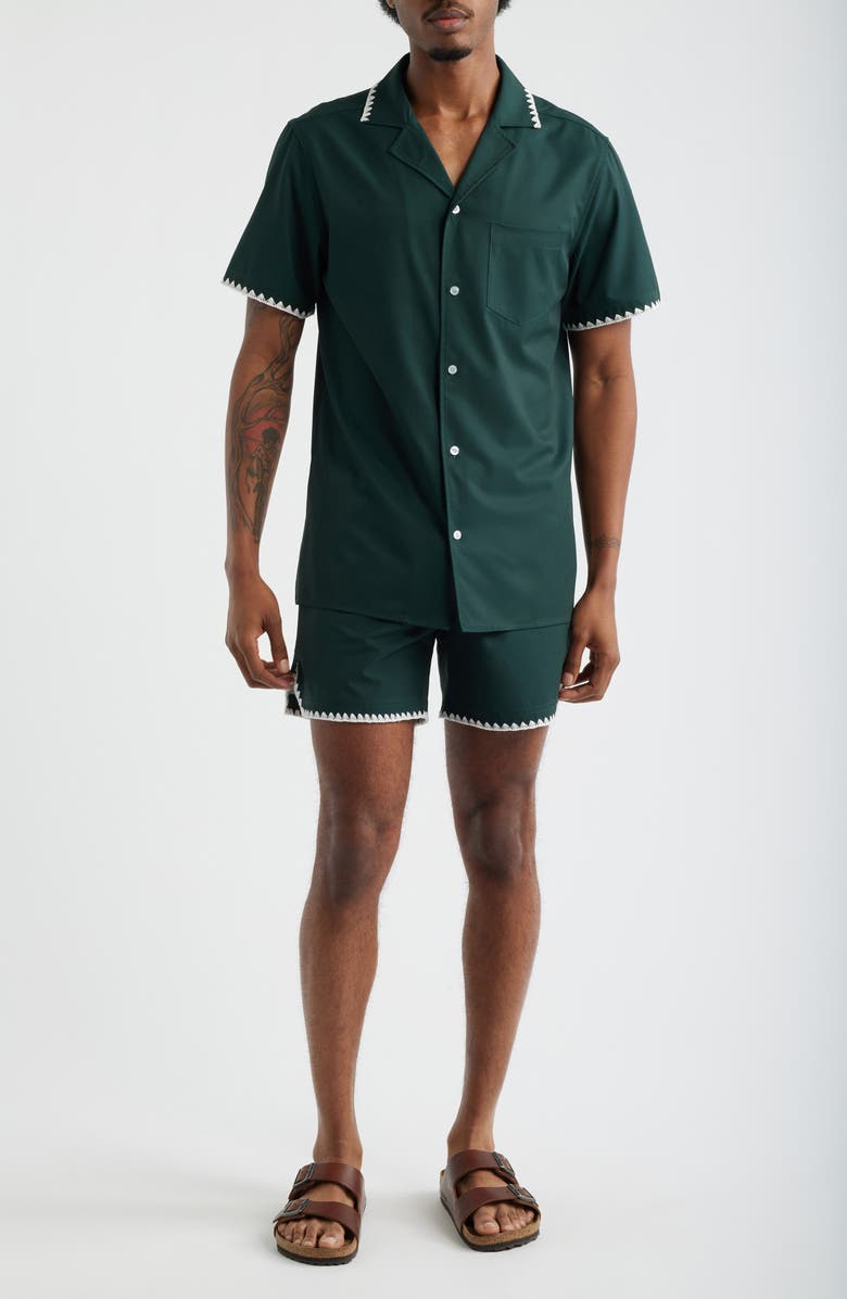 MAVRANS Green Course Weekend Camp Shirt, Alternate, color, 