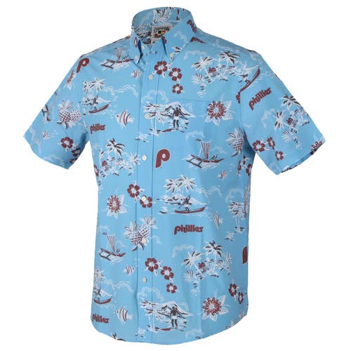 Reyn Spooner Light Blue Philadelphia Phillies Kekai Button-down Shirt