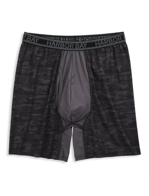 HARBOR BAY BY DXL HARBOR BAY BY DXL BIG & TALL COLORBLOCK TECH 5 INCH BOXER BRIEFS