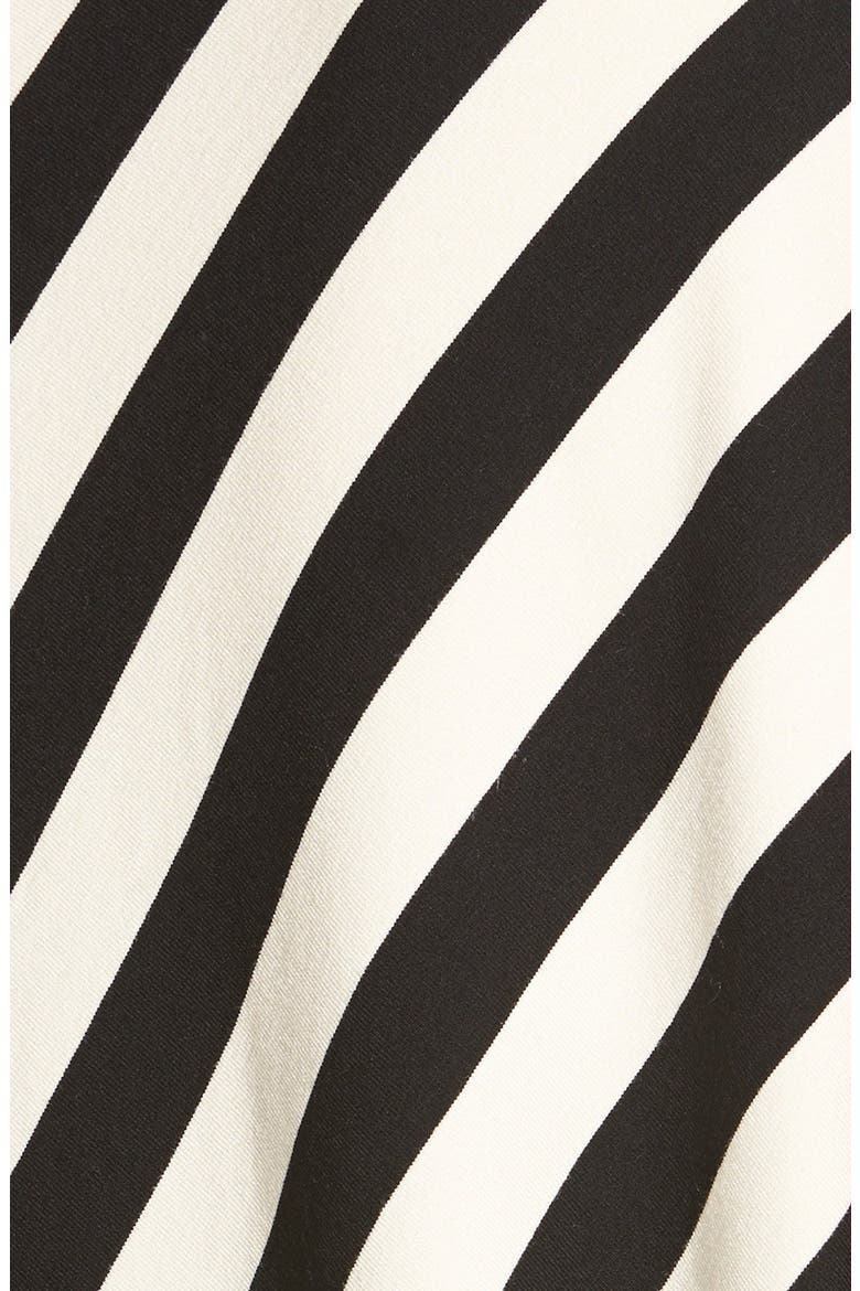 Stripe Dolman Sleeve V-Neck Jersey Top, Alternate, color, LIGHT FLAX