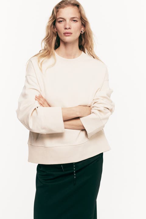 Oversized Cotton Sweatshirt