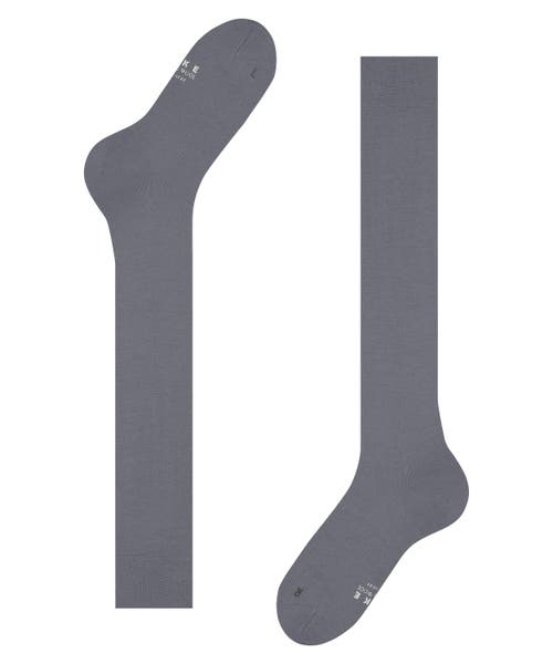 Falke Energizing Wool Compression Knee High Socks In Gray