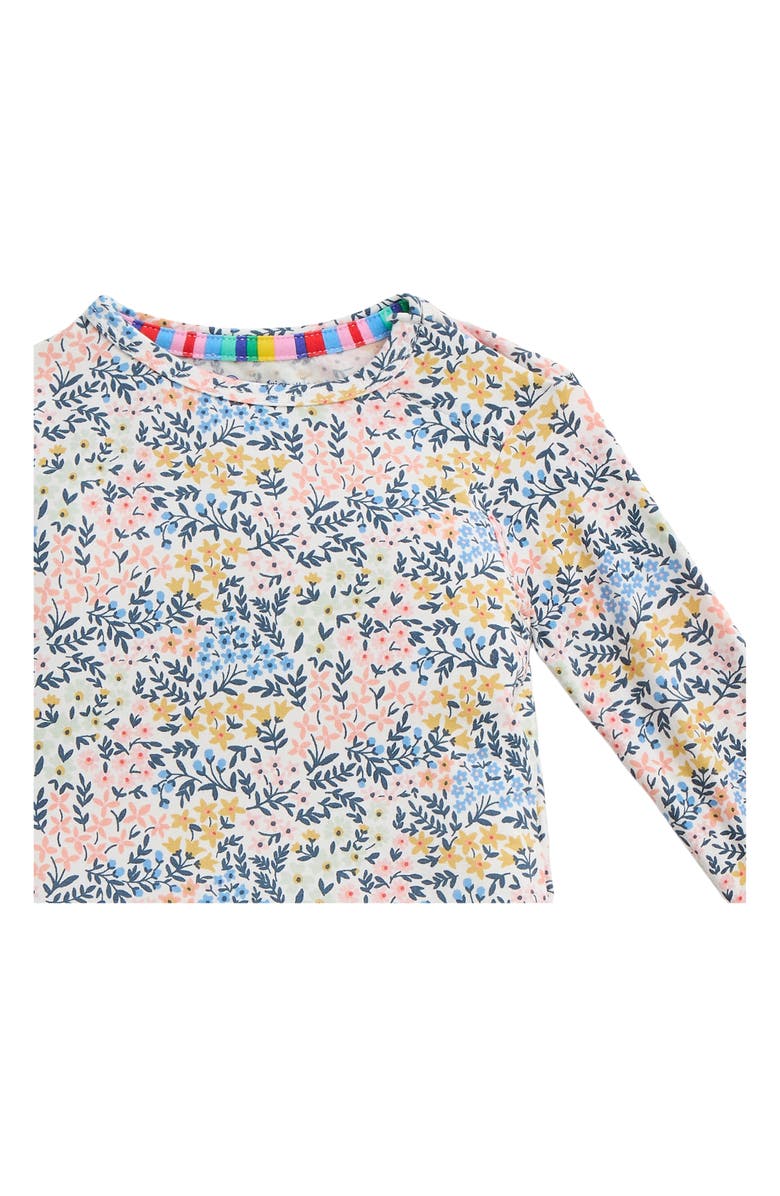 Magnetic Me Kids' Chelsea Floral Print Two-Piece Fitted Pajamas, Alternate, color, 