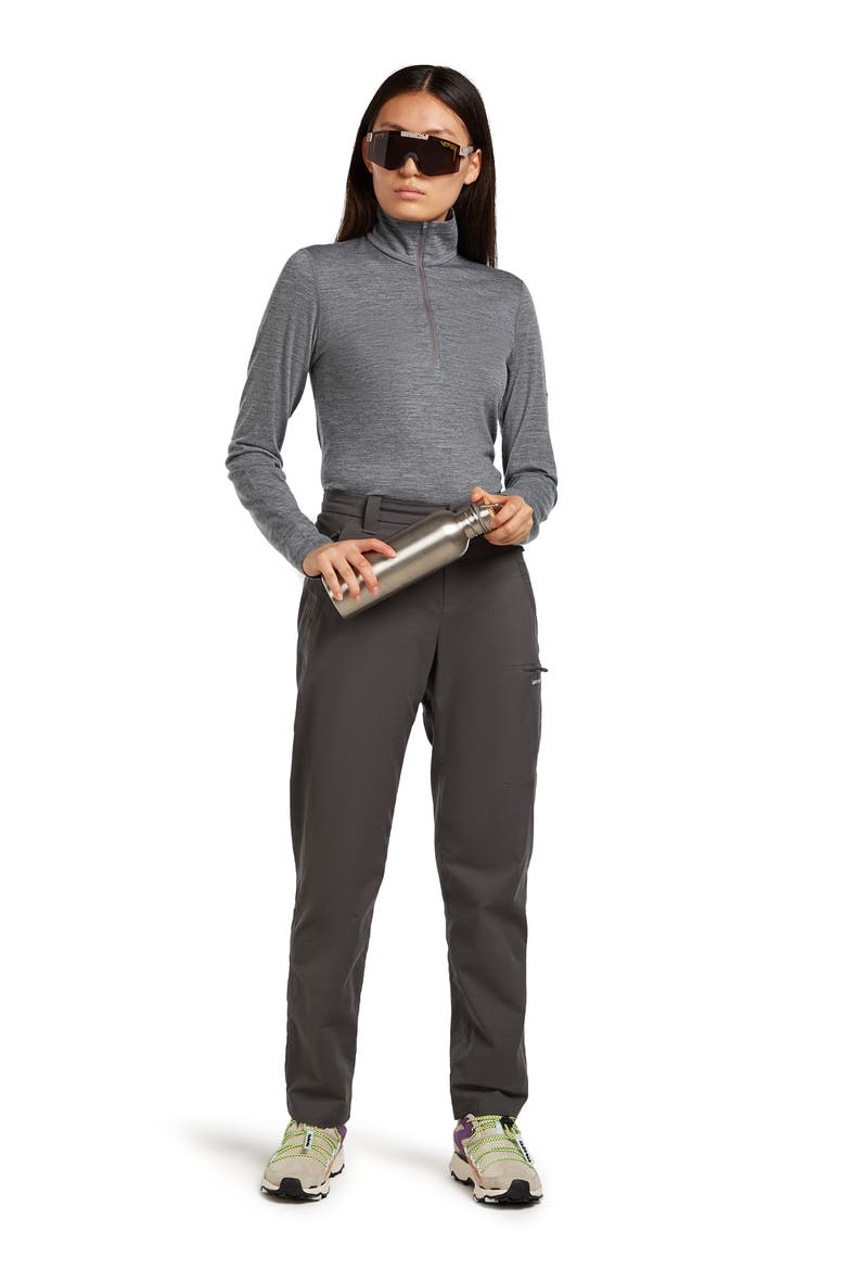 200 Oasis Merino Wool Half Zip Pullover, Alternate, color, GRITSTONE HTHR